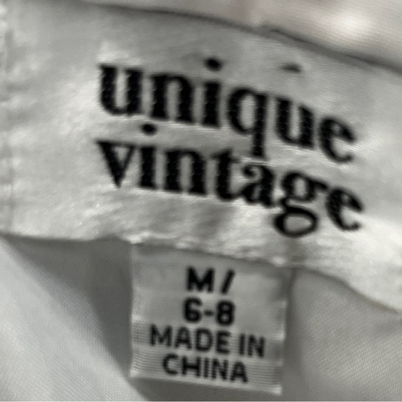 Unique Vintage Mushroom Midi Dress - Blue with pockets spaghetti straps so cute - Picture 5 of 7